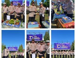 Syukuran Hari Lalu Lintas Bhayangkara ke-70, Kapolres Way Kanan Ajak Anggota Pahami Makna Dharmakerta Marga Raksyaka