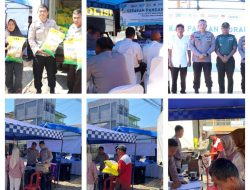 Polres Way Kanan Gelar GPM di Pasar Baradatu