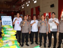 Serap 23 Ton, Polres Tanggamus Ikuti Kick Off Gerakan Pangan Murah Serentak
