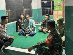 Giat Poskamling Dialogi dengan Warga, Polsek Beji Perkuat Keamanan di Gunung Gangsir