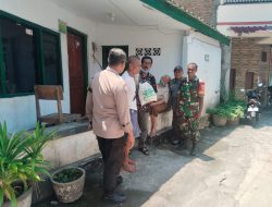 Peduli Sesama,Babinsa Jagalan Berikan Bantuan Sembako Kepada Warga Tidak Mampu