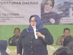 Dra. Hj. Tia Fitriani Sosialisasikan Peraturan Daerah Nomor 9 Tahun 2024 Tentang Ketahanan Keluarga Pencegahan Pernikahan Dini Dan Stunting.