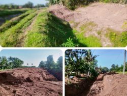 Normalisasi Irigasi Way Bungur Dipertanyakan : “Papan Proyek Tak Ada, Sedimen Menumpuk di Pinggir Saluran ?!”