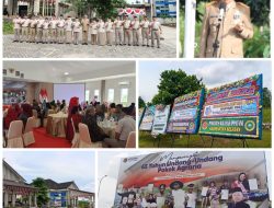 KANWIL ATR/BPN KALSEL JAJARAN GELAR UPACARA PERAYAAN DIRGAHAYU AGRARIA KE-65 TAHUN DENGAN SEDERHANA