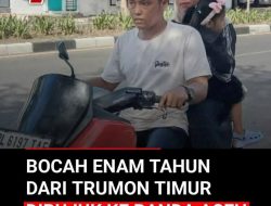 Miris, Melihat Postingan Di Salah Satu Akun Facebook, Seorang Ayah Bawa Anak Ke Banda Aceh, Gunakan Sepmor Tempuh Jarak Ratusan Kilo Meter