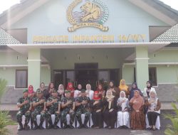 Brigjen TNI Zainul Bahar Lakukan Kunjungan Kerja di Mako Brigif 16/Wira Yudha dan Kodim Kediri