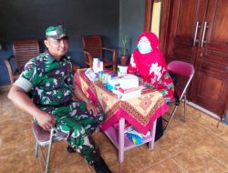 Babinsa Teras Dampingi Pelayanan Posyandu, Dukung Pencegahan Stunting di Boyolali