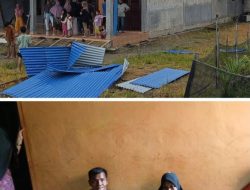 “Rumah di Desa Gosong Telaga Barat Kecamatan Singkil Utara Kabupaten Aceh Singkil Dihantam Angin Kencang ?!”