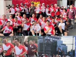 Bupati Ayu Asalayiah dan Plt. Ketua PMI Way Kanan Ikut Serta PMI RUN 4 Humanity Dalam Rangka HUT PMI Ke-80