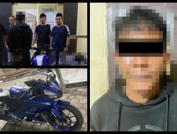 Polres Way Kanan Amankan Pelaku Penipuan dan Penggelapan Sepeda Motor Yamaha R15