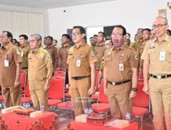 Bupati Nias Membuka Secara Resmi Rakor Pemerintahan Desa Tahun 2025