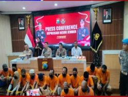 Kasat Reskoba Jember Berhasil Ungkap 16 Kasus Narkoba dan Okerbaya Dengan Menangkap 15 Tersangka Lintas Jatim