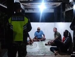 Patroli Malam Gabungan Jaga Kondusivitas Wilayah Simo