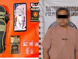 Diduga Edarkan Sabu 2,23 Gram, Seorang Pria Asal OKI Dibekuk Polres Way Kanan