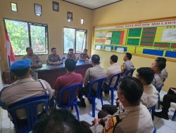 Polres Maros Gelar Sosialisasi Whistle Blower System dan SP4N-Lapor di Polsek Mallawa