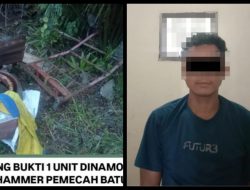 Polsek Way Tuba Amankan Diduga Pelaku Curi Dinamo Mesin di PT. PAY
