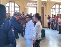 Teopilus Tahu, S.Ip Resmi Dilantik Menjadi Camat Sambi Rampas.