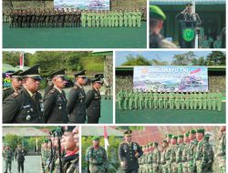 Dandim 0117/Aceh Tamiang Bacakan Amanat Panglima TNI Pada Upacara HUT TNI Ke-80