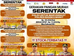 Warga Bangka Barat Antusias Sambut Gerakan Pangan Murah Polri, Beras SPHP Bantu Ringankan Beban Ekonomi