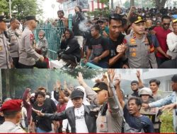 Temui Massa Aksi Unras Di PT. Timah, Kapolda Babel Imbau Masyarakat Tertib Dan Tak Anarkis.