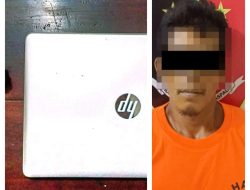 Pencuri Laptop dan TV LED Berhasil Ditangkap Polsek Gunung Labuhan Polda Lampung