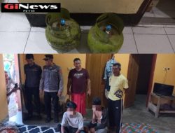‎Polres Loteng Evakuasi Dua Pemuda Dari Amukan Massa Diduga Curi Tabung Gas.