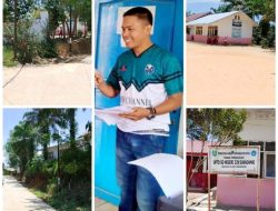 H. Tatang, S.Pd Tokoh Pemuda Desa Suka Damai Angkat Bicara Terkait Pagar SD Negeri 329 Desa Suka Damai.