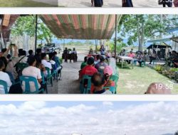 Wujudkan Swasembada Pangan, Wakil Bupati Toba bersama Forkopimca Laguboti Tanam Padi di Desa Hatulian