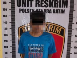 Polsek Negara Batin Amankan Diduga Pelaku Curat Kelapa Sawit di Purwa Negara