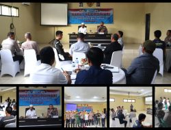 Rakor Perbaikan Jembatan Way Giham, Polres Way Kanan Ajak Instansi Terkait Bersinergi Mendukung Keselamatan Dan Kelancaran Transportasi