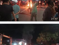 “Mintabaru Malam ini Membara, Warga Blokir Jalan, Arus Lalin Lumpuh Total, Penangkapan Pelaku Narkoba In Prosedur?!”