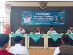 Camat Rahmatullah Mukti Prabowo Buka Ruang Pagi Pemuda Karang Taruna Bangun Wilayah Di Kecamatan Solokan Jeruk.