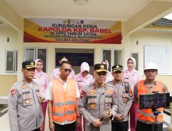 Kapolda Babel Tinjau Dapur SPPG Polri Di Belitung, Pastikan Pembangunan Sudah 90 Persen Selesai