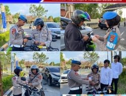 Propam Polres Bangka Barat Gelar Gaktibplin, Cek Kendaraan Dinas dan Pribadi Personel