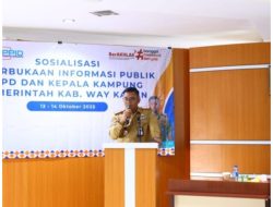 Sekda Machiavelli Buka Sosialisasi Keterbukaan Informasi Publik: Dorong OPD Jadi Organisasi Yang Adaptif Dan Transparan.