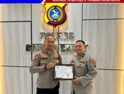 Kinerja Unggul, Polres Bangka Barat Sabet Penghargaan KPPN Pangkalpinang sebagai Satker Terbaik Pertama.