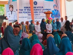 Ketua Tim Penggerak PKK Provinsi Lampung, Batin Purnama Wulan Sari Mirza, SE., MM Melakukan Kunjungan Kerja Ke Kabupaten Way Kanan