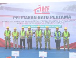 Batu Pertama Diletakkan, Pangdam Brawijaya Tandai Pembangunan KDKMP di Desa Setro Menganti