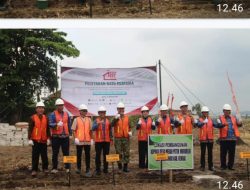 Bupati dan Dandim Kendal Meletakkan Batu Pertama Pembangunan Gedung Koperasi Merah Putih