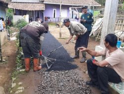 Kades Margaluyu, Bonus Produksi Dialokasikan Untuk Peningkatan Jalan Gang.