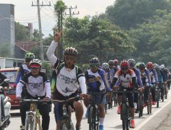 Fun Gowes di Pattallassang Gowa, Dansat Ridwan Wacanakan Tempat Pemakaman Keluarga Brimob Polda Sulsel