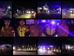 Antisipasi Kejahatan dan Jaga Arus Lalu Lintas, TNI – Polri dan Instansi Terkait Gelar Patroli KRYD di Jalinsum Way Kanan