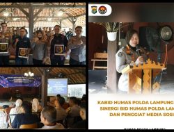 Sinergi Bid Humas Polda Lampung Bersama Penggiat Media Sosial (Hari ke-1)
