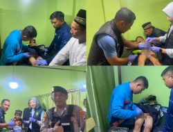 Polres Way Kanan Bakti Sosial Sunatan Massal di Sukosari Baradatu