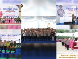 Kapolda Lampung Irjen Pol. Helmy Santika Melaksanakan Kunjungan Kerja Ke Polres Tulang Bawang Barat.