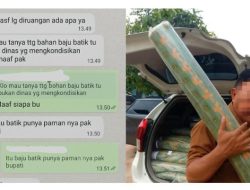 “Mengaku Paman Bupati Lamteng, Dugaan Pengkondisian Proyek Jual – Beli Seragam Batik Sekolah ?!”