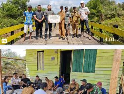Julong Group Serahkan Bantuan CSR Pembangunan Jembatan Ulin di Desa Sinar Baru Barito Kuala.