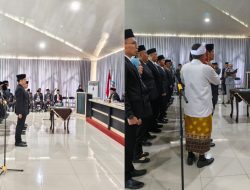 PEMERINTAH KABUPATEN WAYKANAN LANTIK PEJABAT HASIL UKOM DAN EVKIN SERTA JABATAN FUNGSIONAL PENATA KELOLA PENANAMAN MODAL