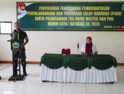 Kodim 0724/Boyolali Gelar Sosialisasi P4GN: Tegaskan Komitmen Perangi Narkoba di Lingkungan TNI