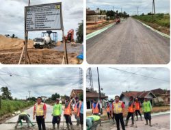 PENINGKATAN JALAN RUKTI INDAH – RAMAN UTARA MULAI DIREALISASIKAN